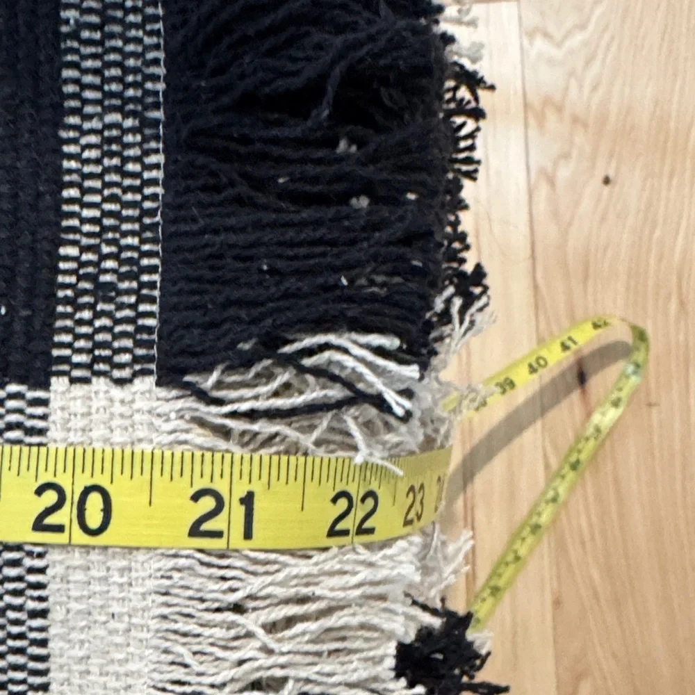 Pier 1 Black and Cream Striped Placemat Set of 10